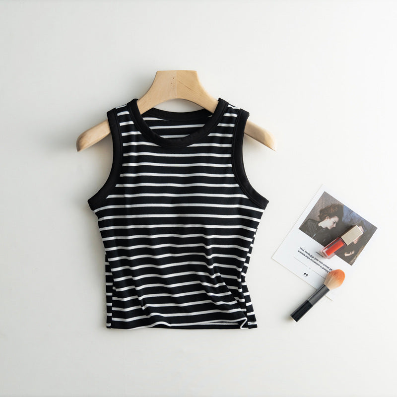 Fbella Stripe Padded Cami Top